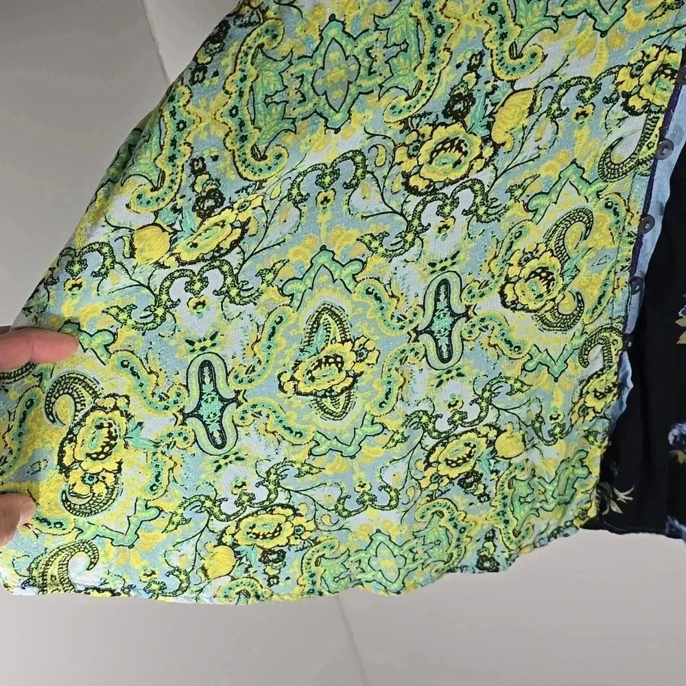 Free People Multicolor Paisley Blouse - Picture 10 of 15